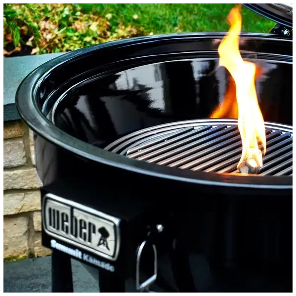 Гриль-барбекю Weber Summit Kamado E6 61 cm Black (18201004) - зображення 11