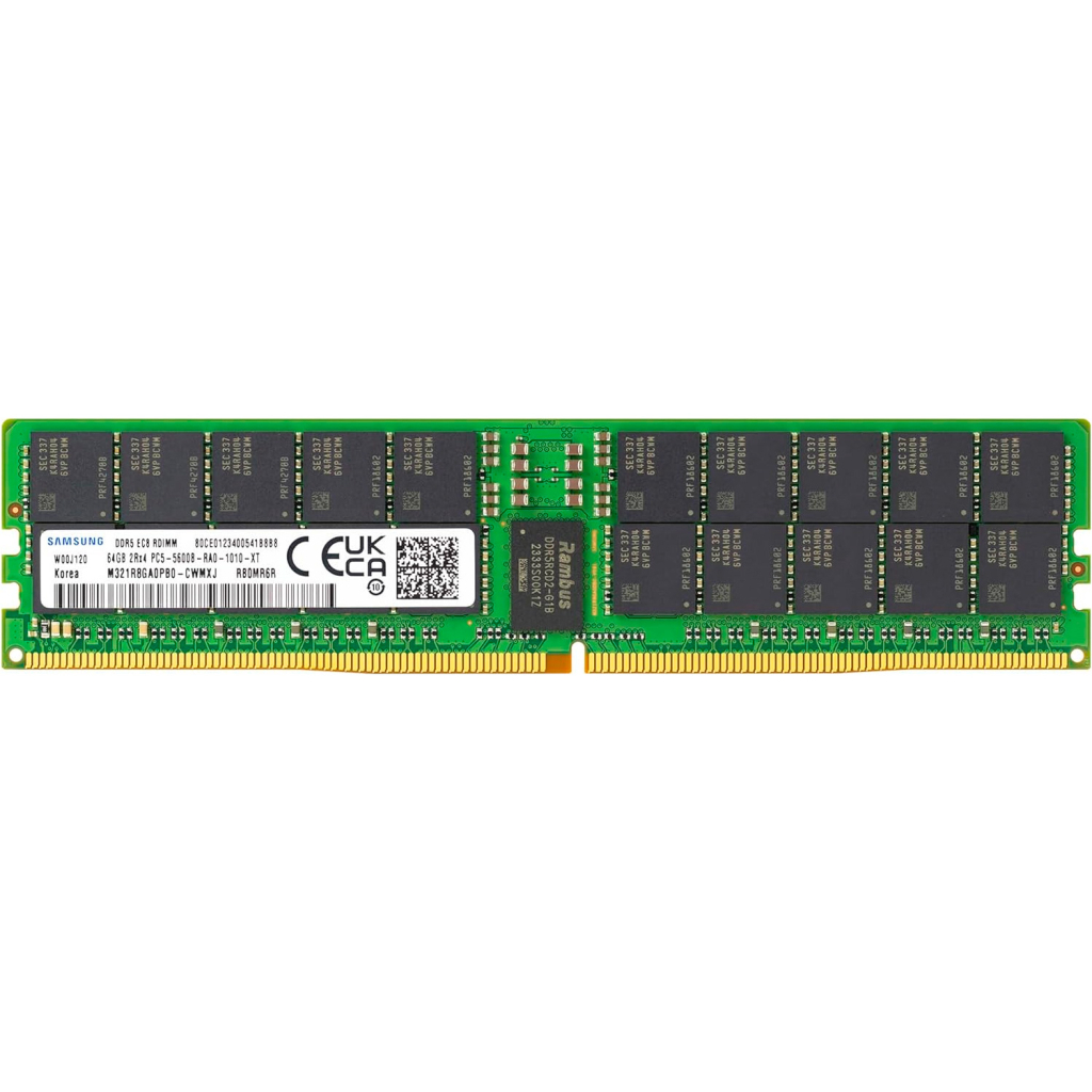 Модуль пам'яті для сервера Samsung 64GB DDR5 5600Mhz ECC RDIMM (M321R8GA0PB0-CWM) - зображення 1