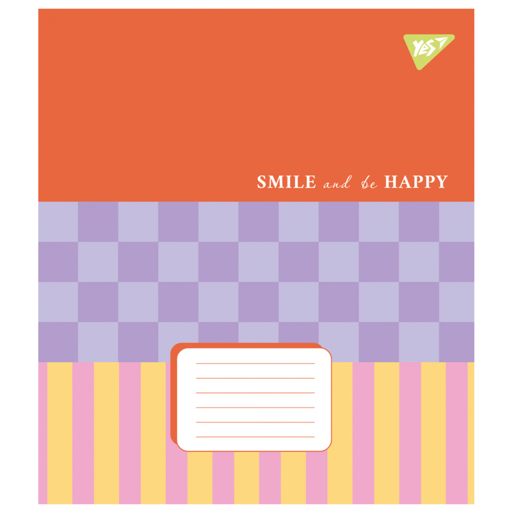 Зошит Yes Smile and be happy А5 36 аркушів клітинка (767336) - зображення 4