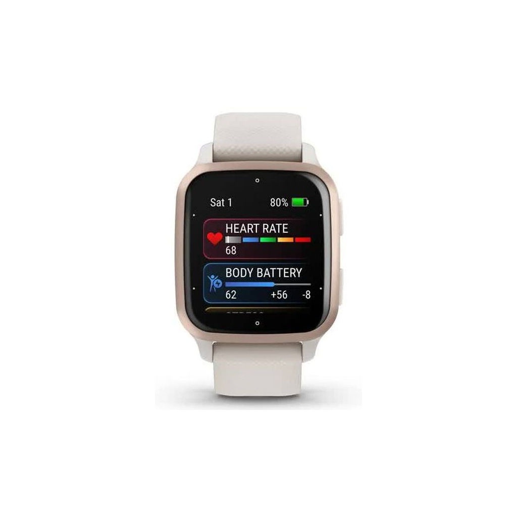 Смарт-годинник Garmin Venu Sq 2, Music, Ivory/Peach Gold (010-02700-11) - зображення 2