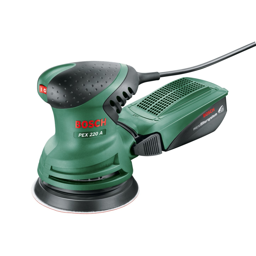 Шліфувальна машина Bosch PEX 220 A 200W, 125мм 24000об/хв, 1.2кг (0.603.378.000) - зображення 1