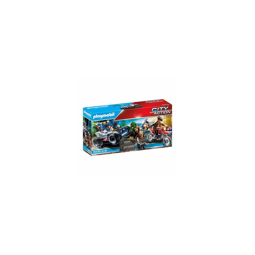 Конструктор Playmobil City Action Поліцейський позашляховик із викрадачем коштовностей (70570) - зображення 3