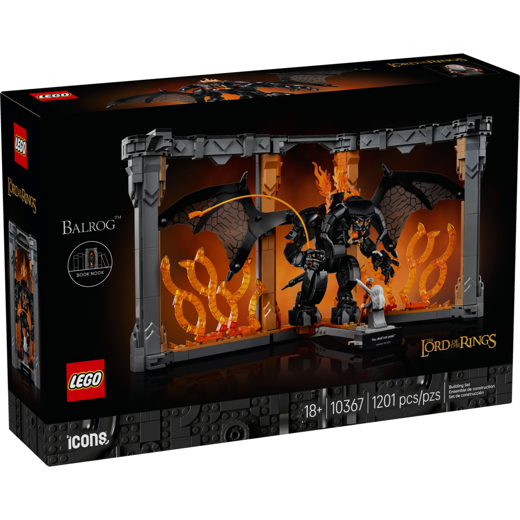 Конструктор LEGO Icons Володар кілець: Балрог. Книжковий куточок (10367) - зображення 1
