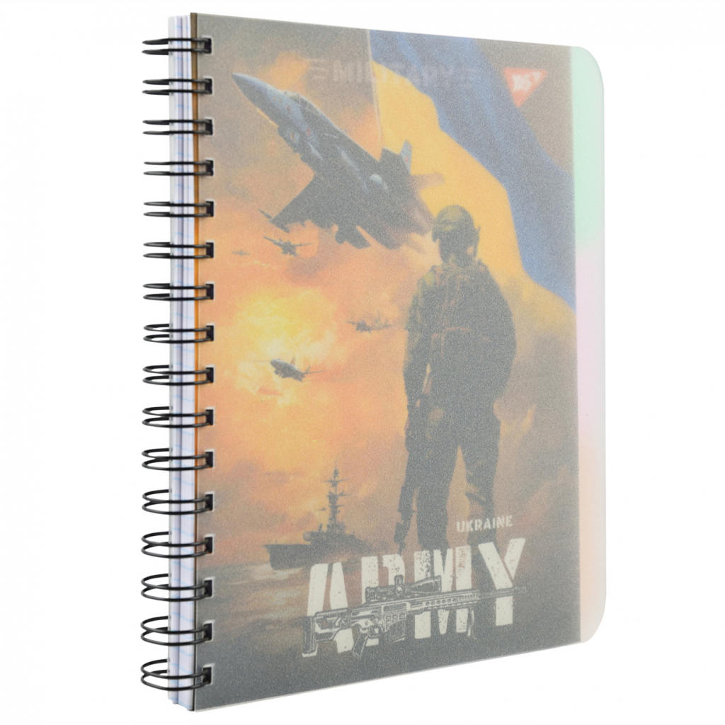 Блокнот Yes А5 Army Ukraine 144 аркуша пластикова обкладинка (681959) - зображення 3