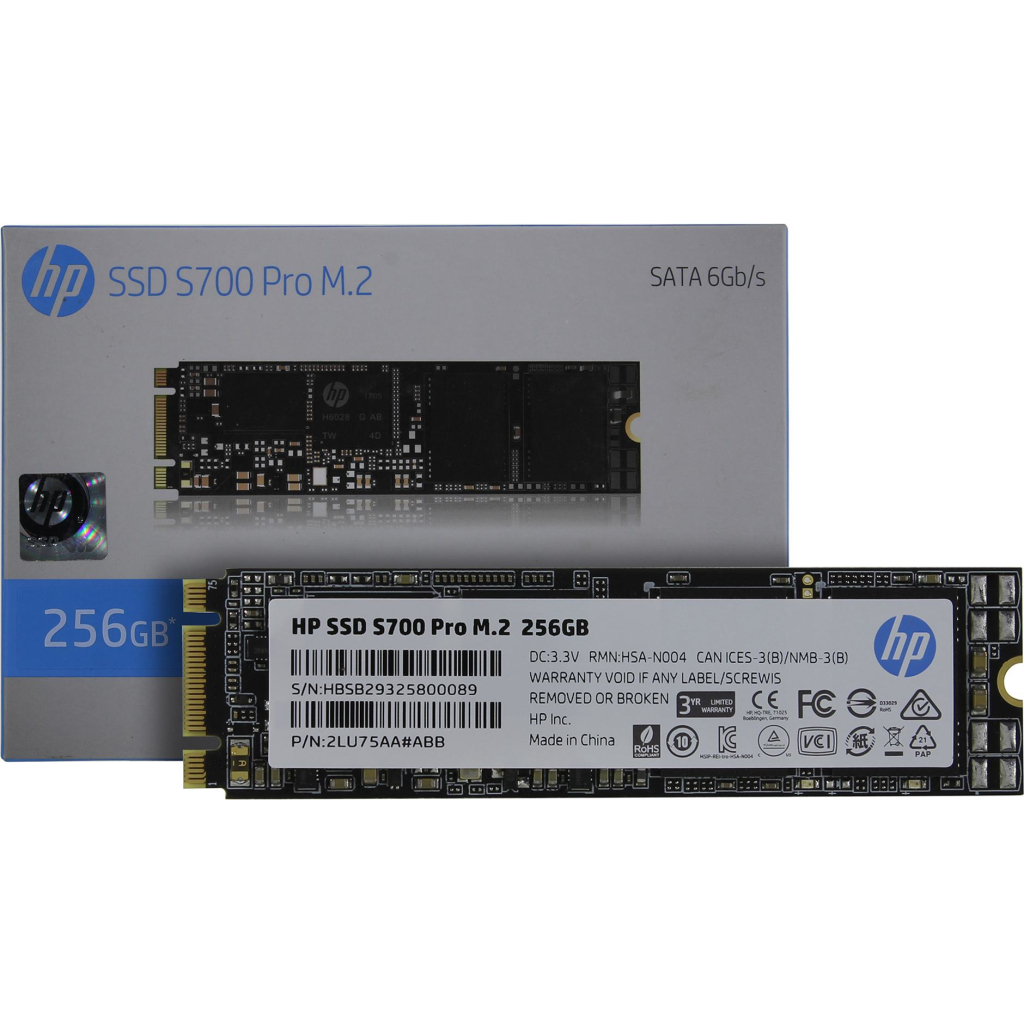 Накопичувач SSD M.2 2280 256GB S700 Pro HP (2LU75AA) - зображення 2