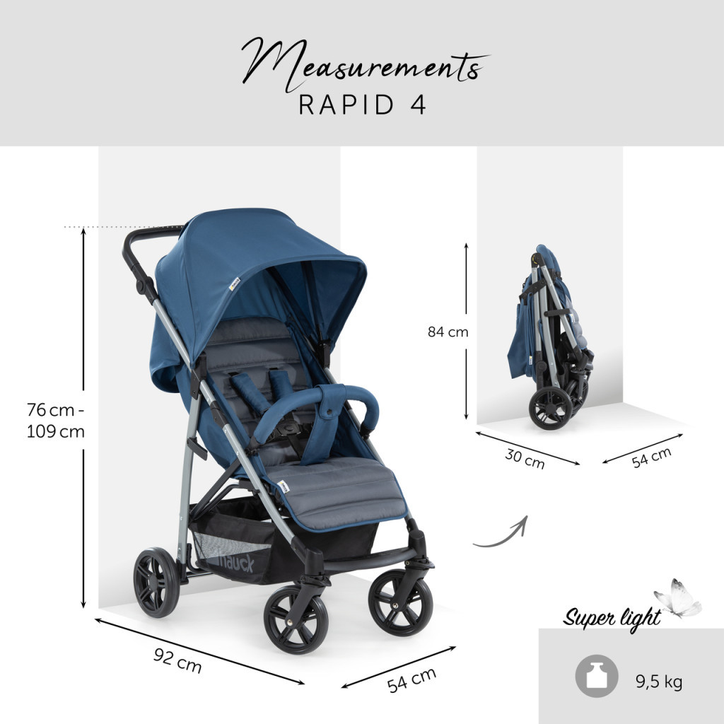 Коляска Hauck Rapid 4 Petrol (14847-1) - зображення 2