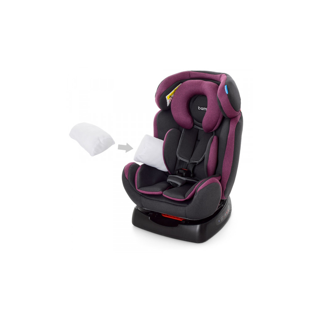 Автокрісло Bambi M 3678 0-25 кг Pink Grey - зображення 5