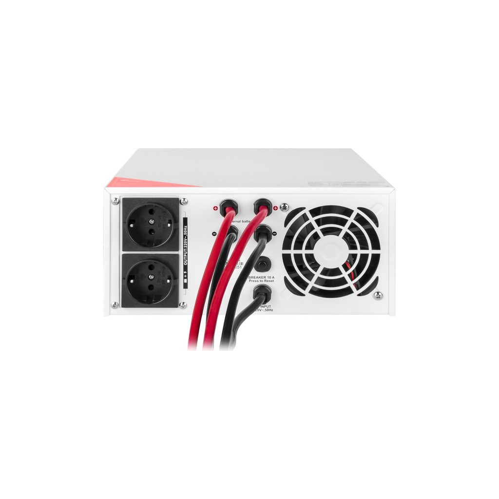 Пристрій безперебійного живлення LogicPower LPM - PSW-1500VA, 1050W, White (22755) - зображення 4