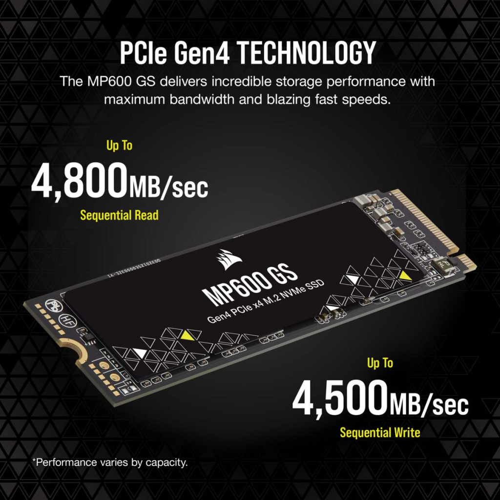 Накопичувач SSD M.2 2280 1TB MP600GS Corsair (CSSD-F1000GBMP600GS) - изображение 9