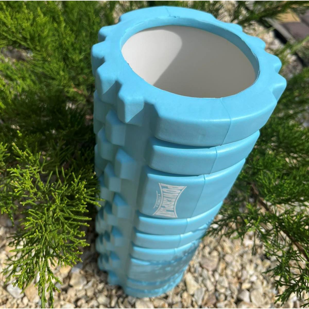 Масажний ролик PowerPlay 4025 Massage Roller 33x14см Синій (PP_4025_Blue) - зображення 6