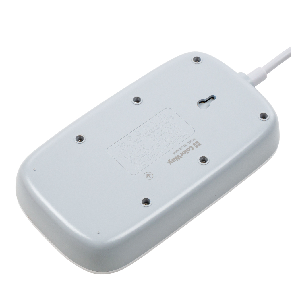 Мережевий фільтр живлення ColorWay 4 розетки/4USB White 1.8м (1QC3.0 + 3 AUTO ID) (CW-CHU44QW) - зображення 5