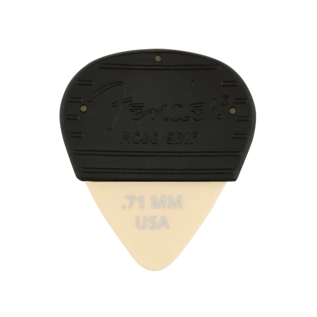 Медіатор Fender Mojo Grip Dura-Tone 0.71 Delrin Picks 3 Pack White (236998) - изображение 1