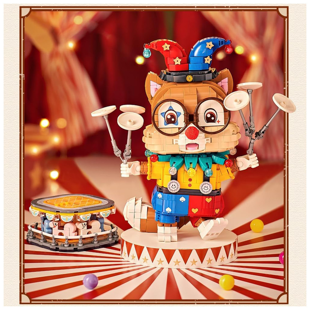 Конструктор LOZ mini Клоун Білка (1947) - зображення 3