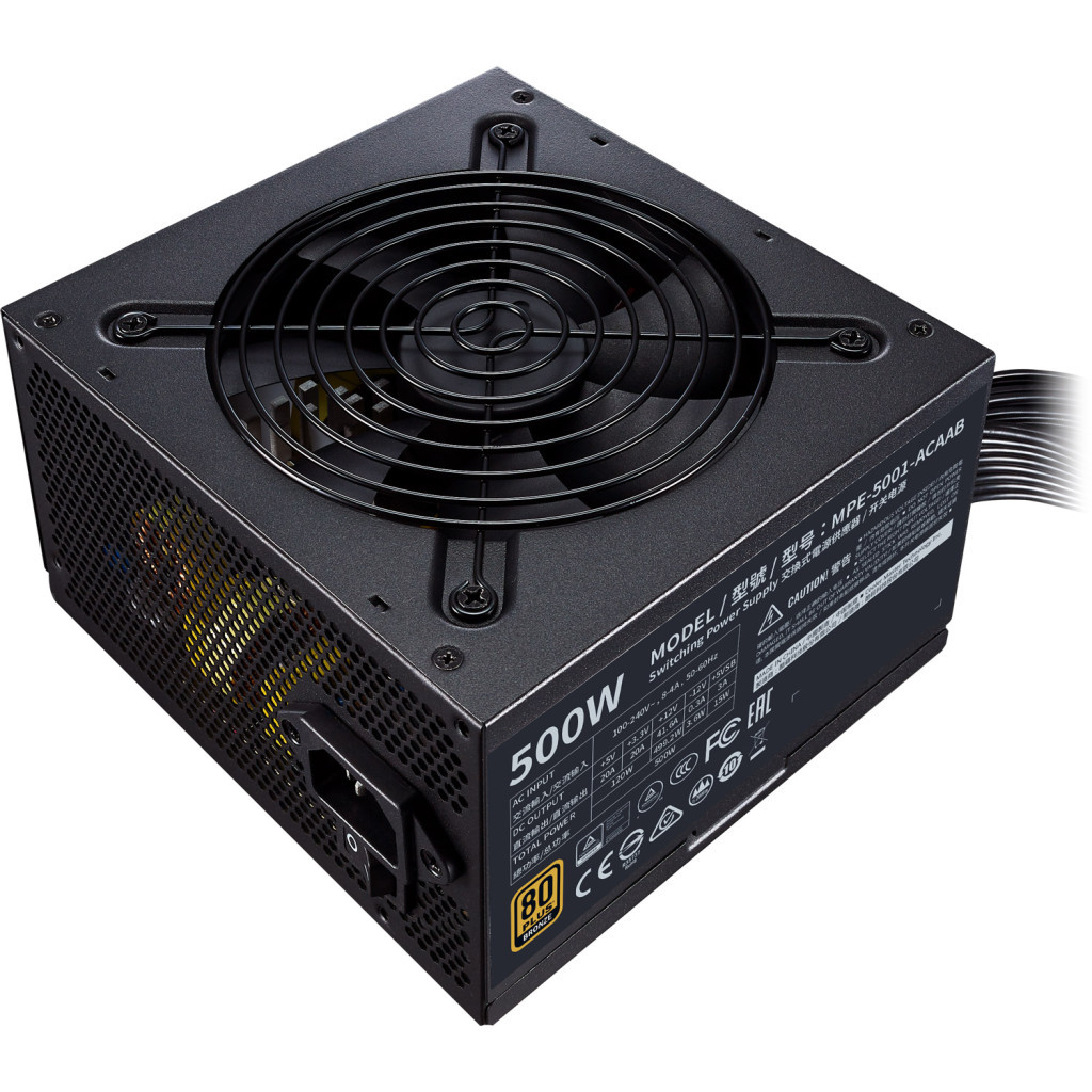 Блок живлення CoolerMaster 500W MWE Bronze (MPE-5001-ACAAB-EU) - зображення 2