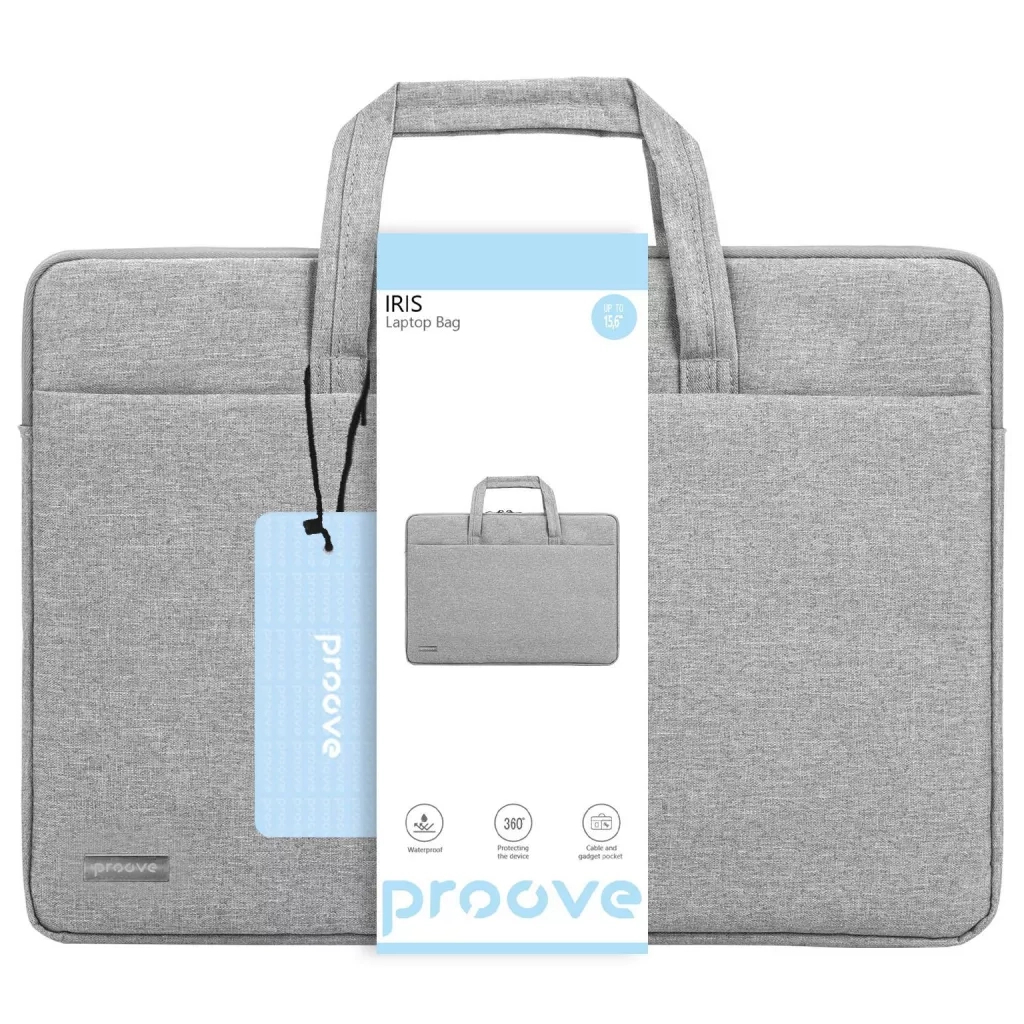 Сумка для ноутбука Proove 15.6 Iris, light gray (LBIR15000003) - зображення 4