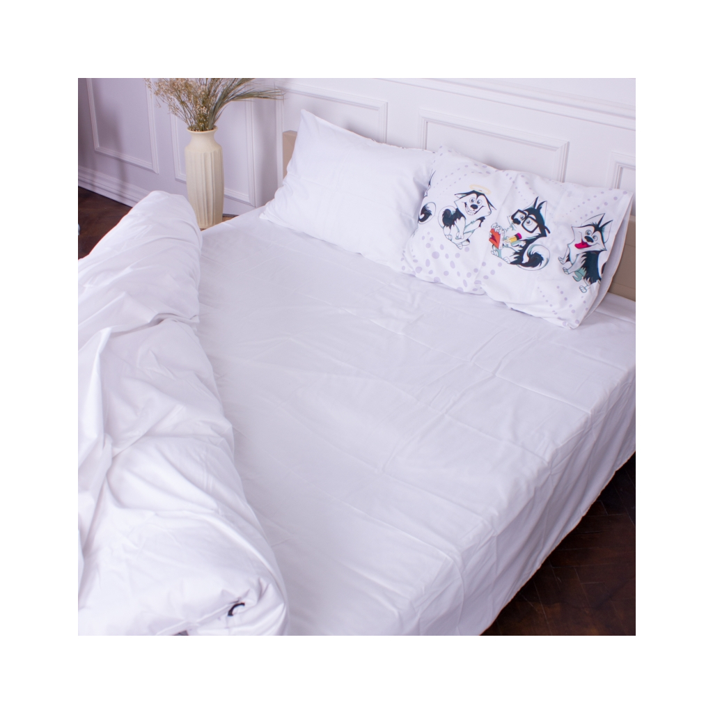 Постільна білизна MirSon Сатин 22-1331 No comment Полуторна Євро (2200005158951) - зображення 8