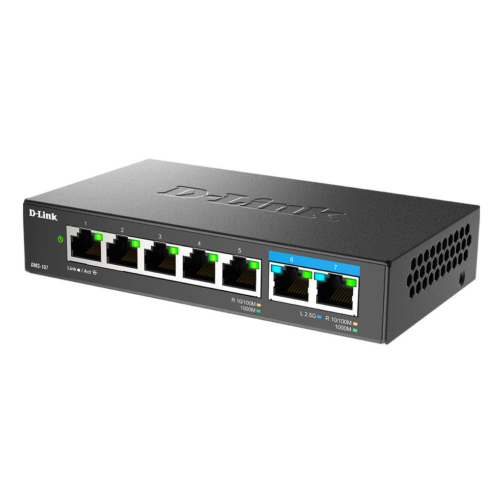 Комутатор мережевий D-Link DMS-107/E - зображення 3