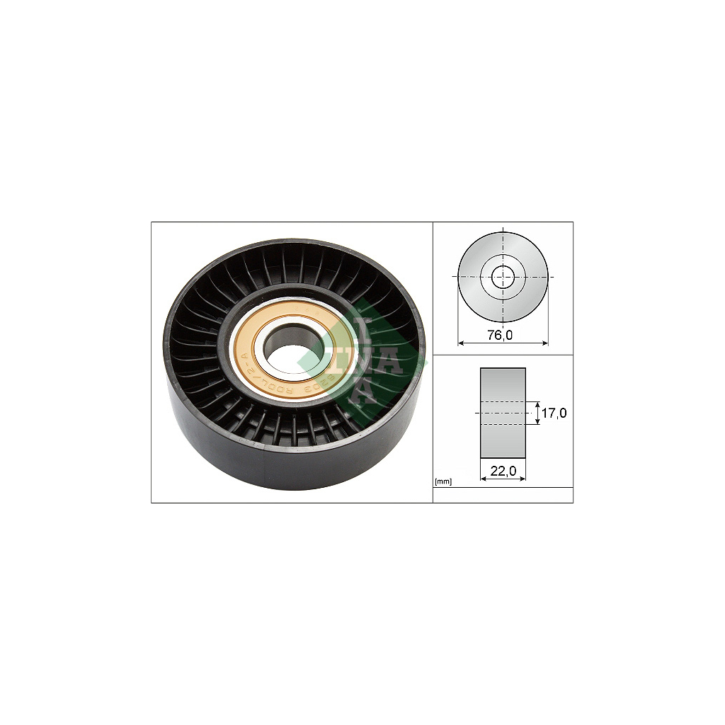 Ролик натягувача ременя INA 531 0677 30 - зображення 1