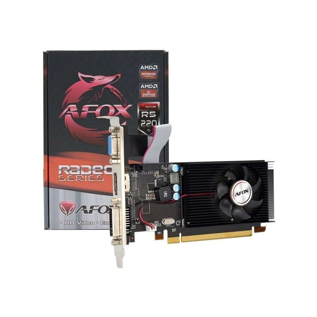 Відеокарта Radeon R5 220 1024Mb Afox (AFR5220-1024D3L5) - зображення 2