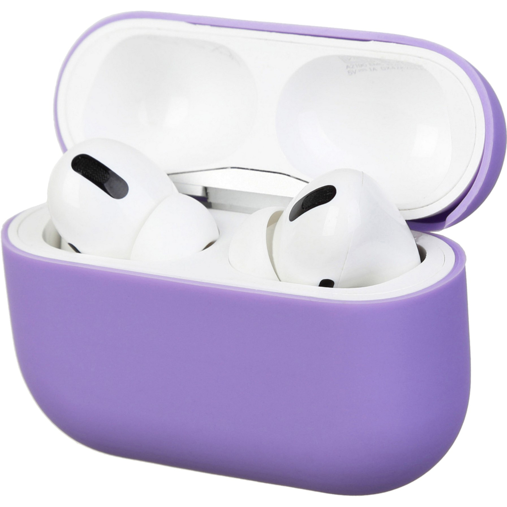 Чохол для навушників Armorstandart Ultrathin Silicone Case для Apple AirPods Pro Purple (ARM55958) - зображення 1