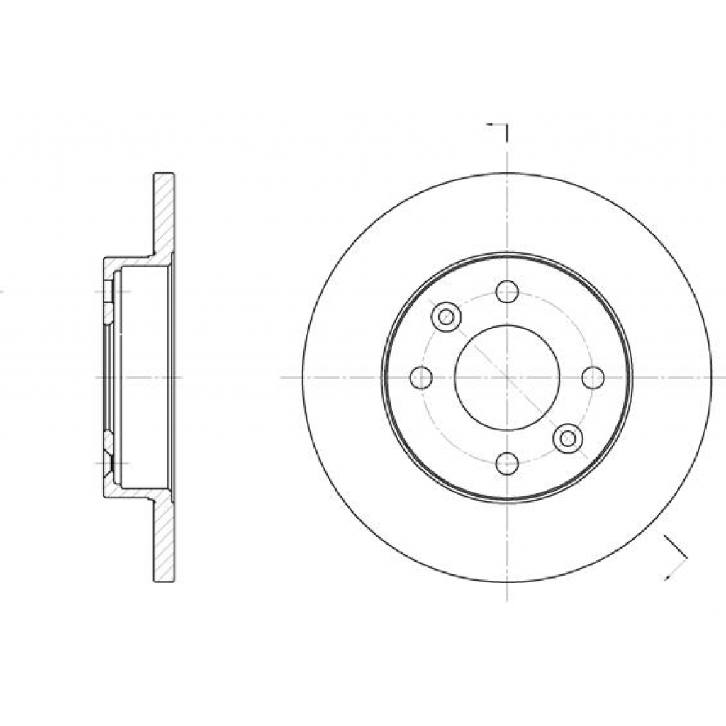 Гальмівний диск REMSA 6067.00 - зображення 1