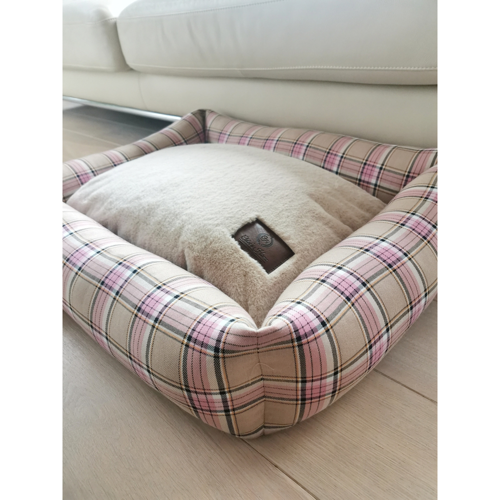 Лежак для тварин Chloe's Home Дублін S рожевий (CLH4067) - зображення 2