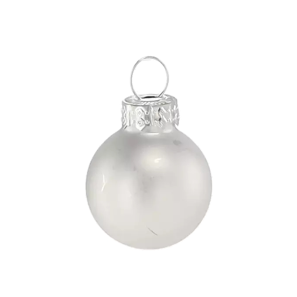 Ялинкова іграшка Chomik скляні кульки 24 шт, 2,5 см, срібні (5900779882126_2) - изображение 3