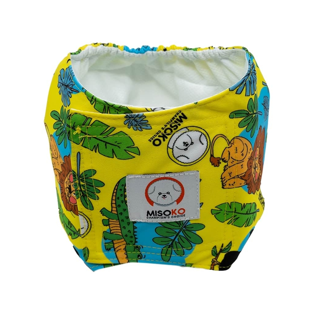 Підгузки для тварин MISOKO&CO багаторазові для кобелів, XXL 3 шт. Свята (HAINMSK63985RIN) - изображение 2