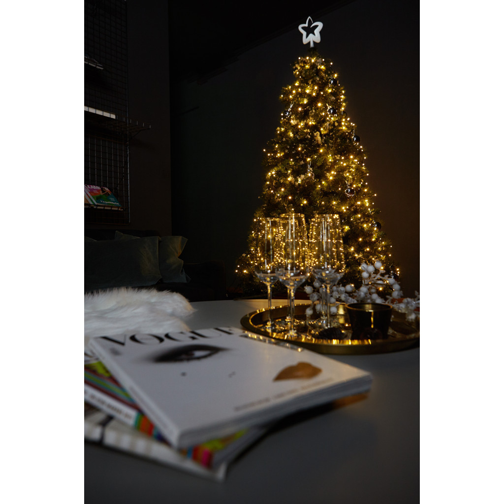 Гірлянда Twinkly Smart LED Strings AWW 400, BT+WiFi, Gen II, IP44, кабель чор (TWS400GOP-BEU) - зображення 12