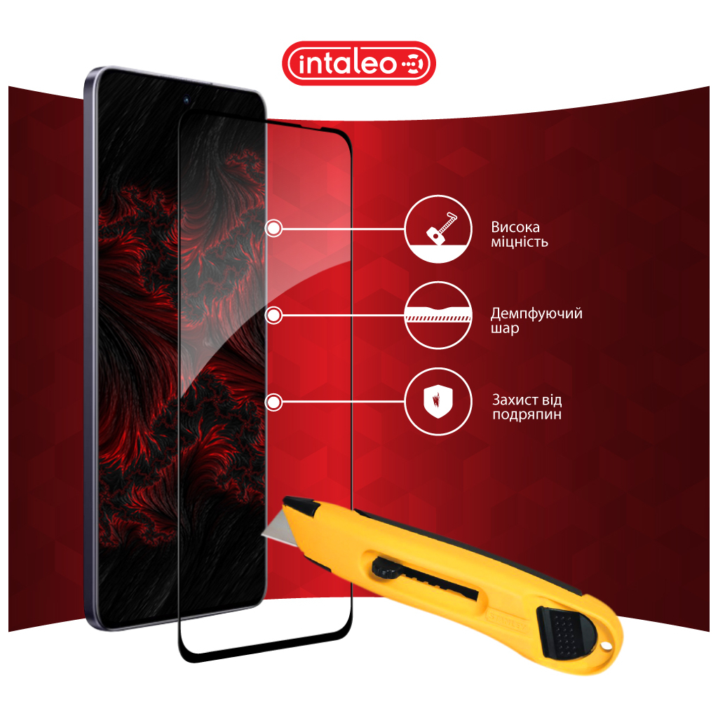 Скло захисне Intaleo Full Glue Realme 13+ Black (1283126607523) - зображення 5