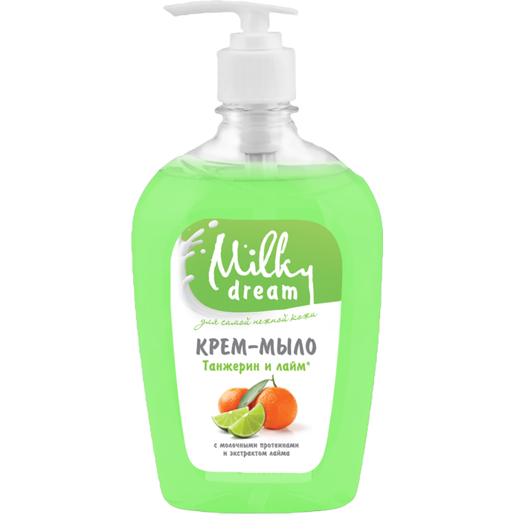 Рідке мило Milky Dream Танжерин і лайм з дозатором 500 мл (4820205300066) - зображення 1