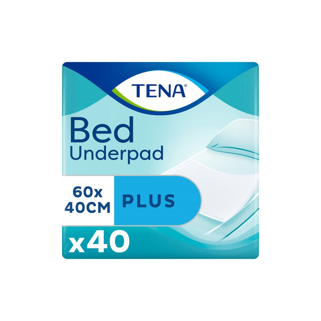 Пелюшки для малюків Tena Bed Plus 40x60 см 40 шт (7322540728859) - зображення 1