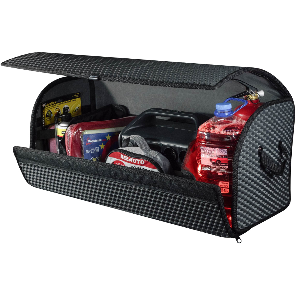 Сумка-органайзер EVAtech L-PRO 32x75x30 см. Сота сіра з чорним кантом (BS13641OL3SGB) - зображення 4