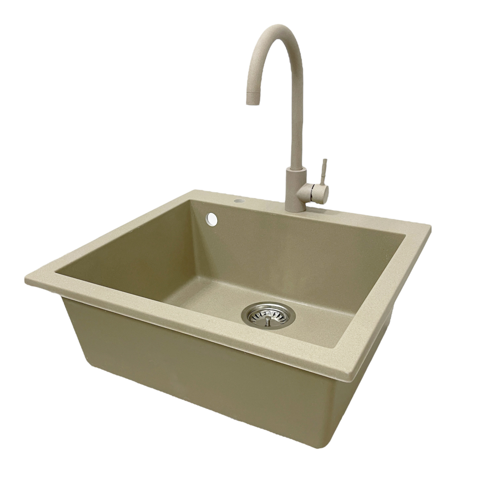 Мийка кухонна Adamant Univer Сахара + змішувач + дозатор (4824296902102) - зображення 3