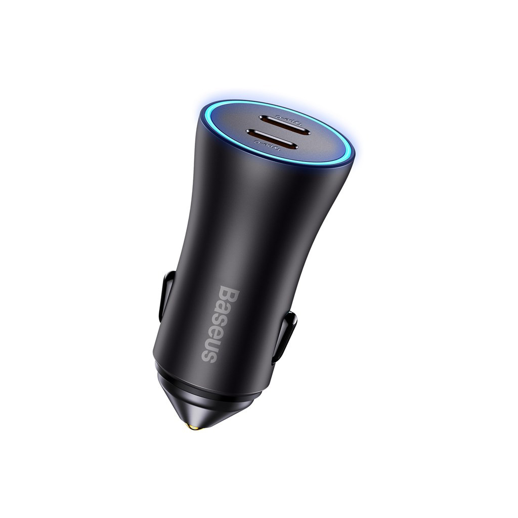 Зарядний пристрій Baseus Golden Contactor Pro Type-С/Type-C Dark Grey (CGJP000013) - зображення 3