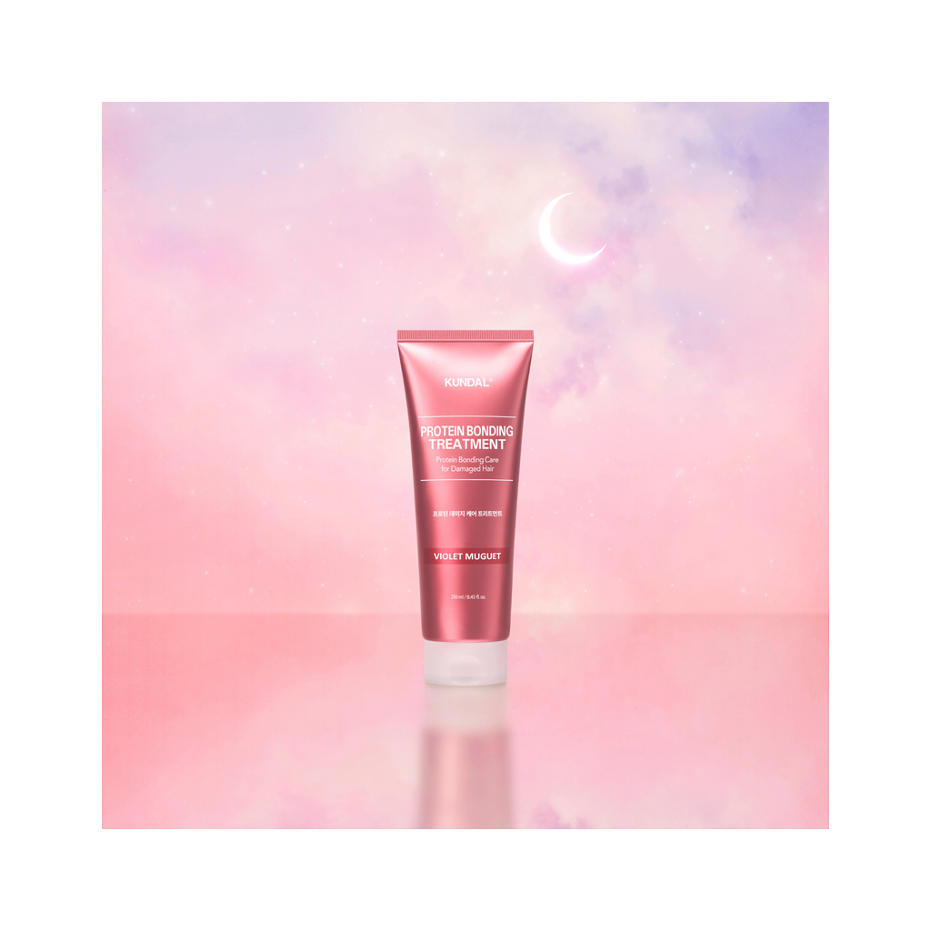 Маска для волосся Kundal Protein Bonding Treatment Violet Muguet 250 мл (8809809429751) - зображення 2