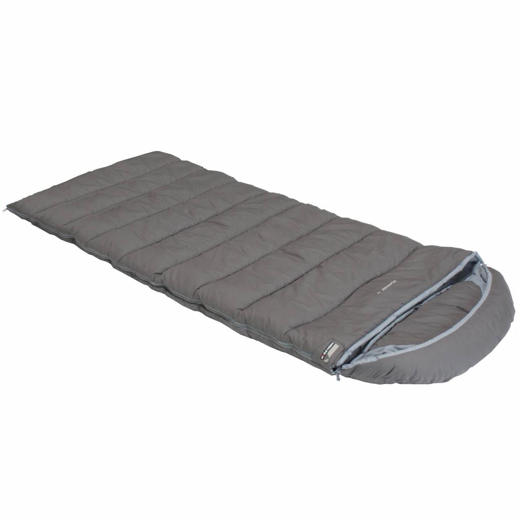 Спальний мішок High Peak Dundee 4 +4C Grey/Light Grey Left (928928) - зображення 1