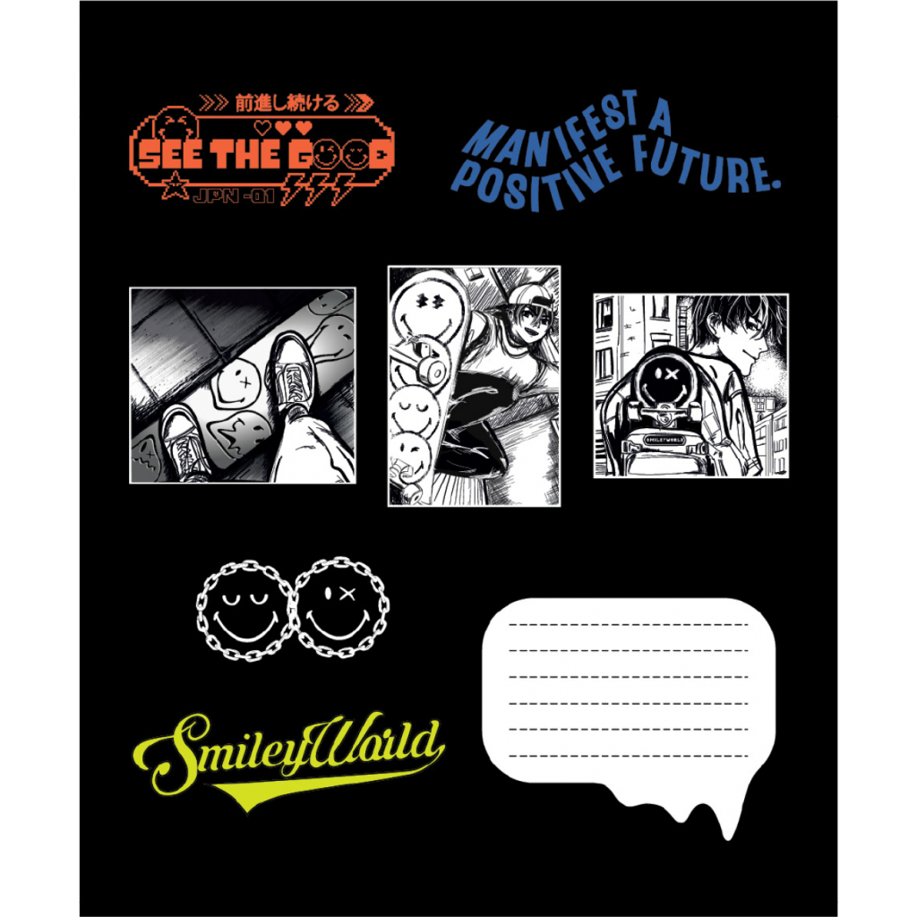 Зошит Yes Smiley World Anime А5 60 аркушів лінія (767657) - зображення 4