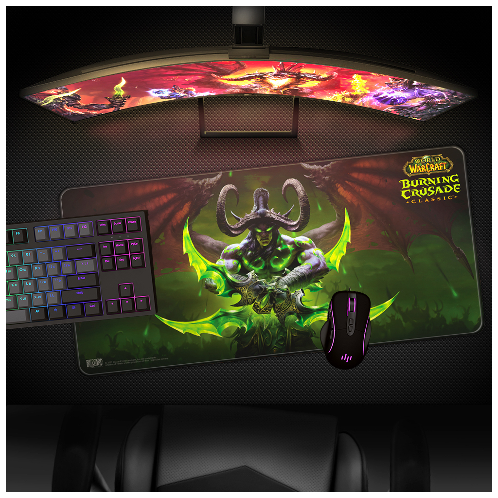 Килимок для мишки Blizzard World of WarCraft Burning Crusade Illidan 0 XL (FBLMPWOWILLID21XL) - зображення 3