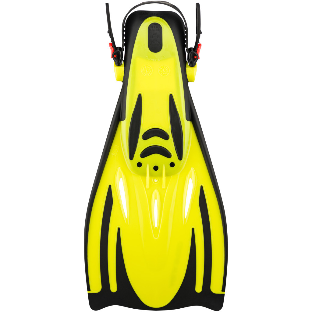 Ласти Aqua Speed Wombat 530-18-1 чорний, жовтий 38-41 (5908217630377) - зображення 4