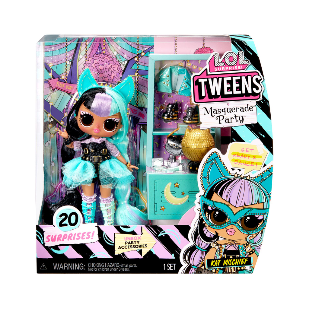 Лялька L.O.L. Surprise! Tweens Masquerade Party Кет Місчіф з аксесуарами (584117) - зображення 8