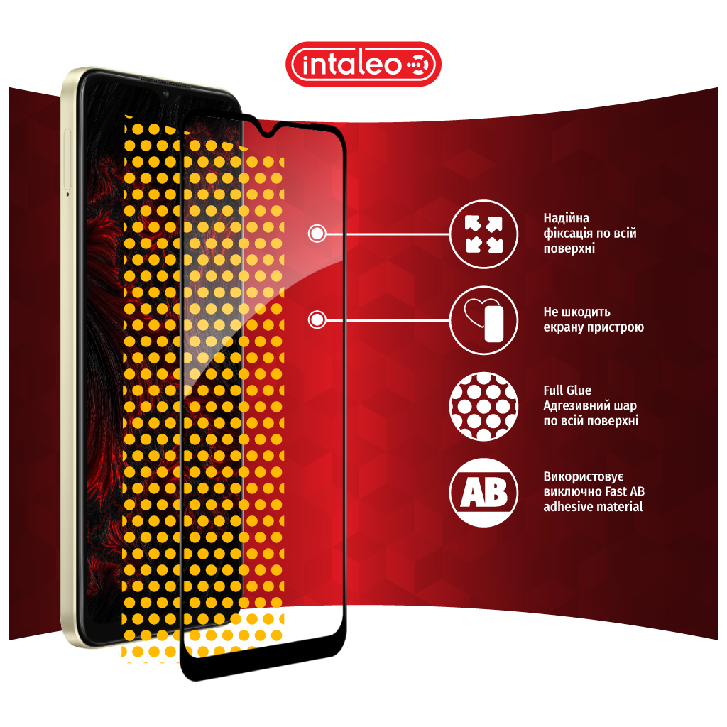 Скло захисне Intaleo Full Glue Oppo A38 4G Black (1283126588600) - зображення 7