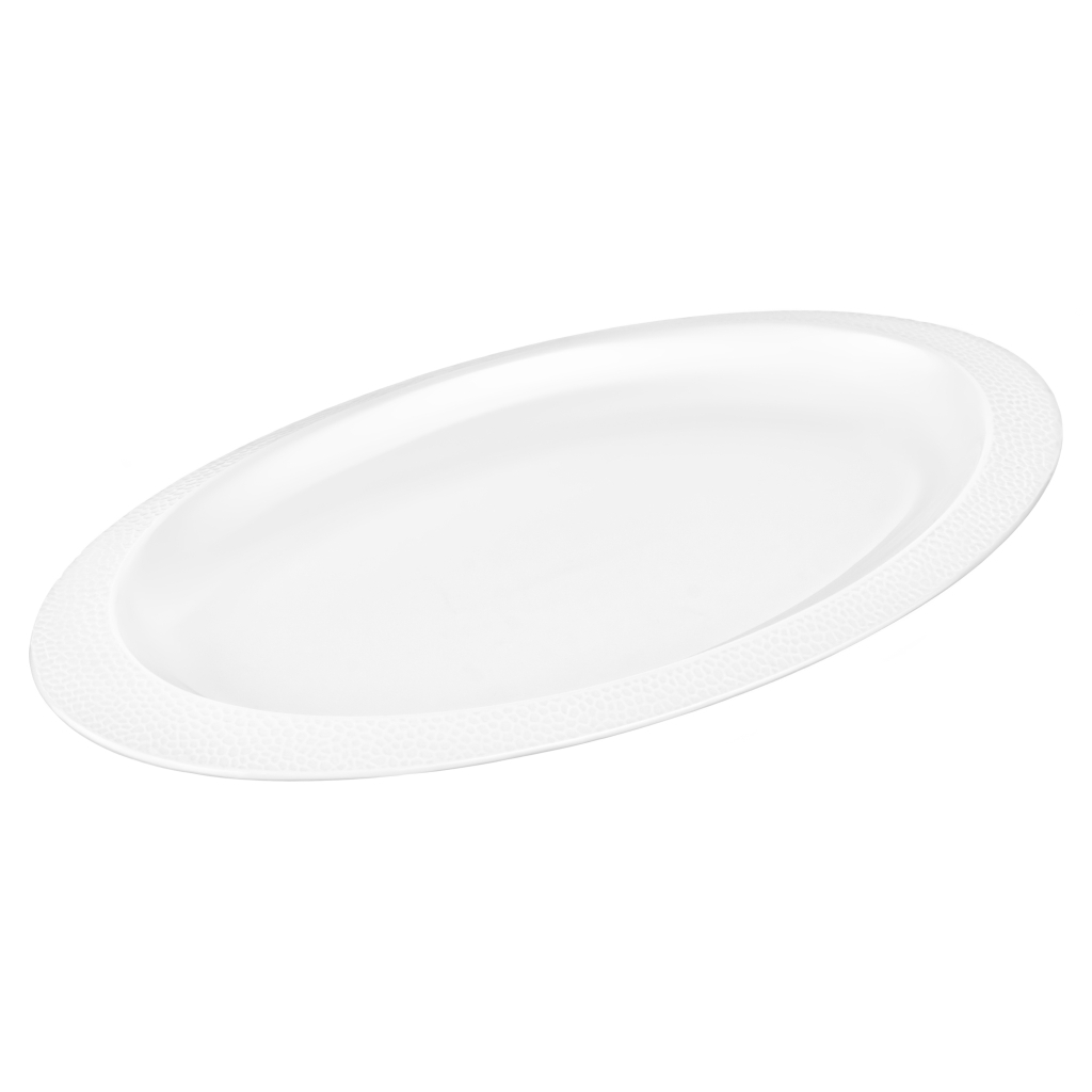 Блюдо Ardesto Ancona 27.2х15.7х2.5см порцеляна, овальне, біле (AR3556) - зображення 4