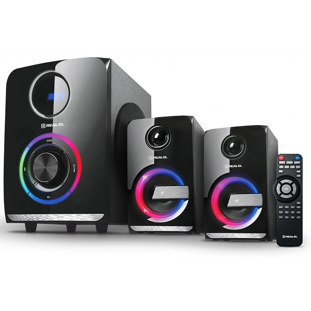 Акустична система REAL-EL M-580 Black - зображення 2