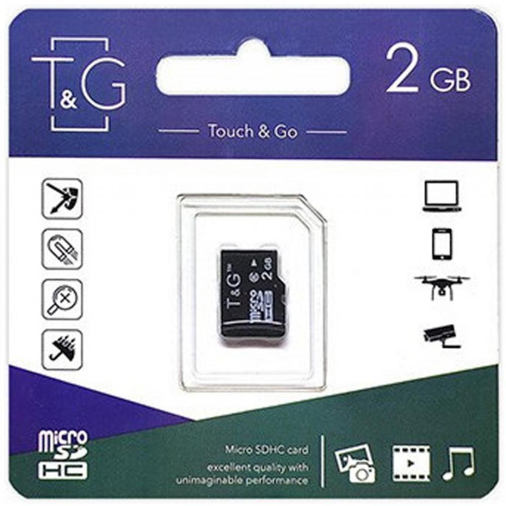 Карта пам'яті T&G 2GB microSDHC class 4 (TG-2GBSD-00) - зображення 1