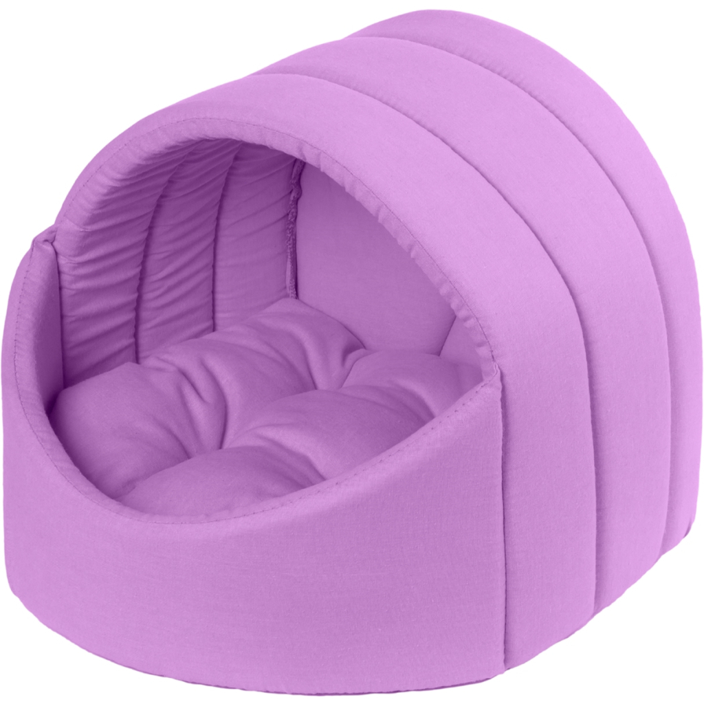 Будиночок для тварин Collar Teremok S 42х37х35 см (фіолетовий) (41079) - зображення 1