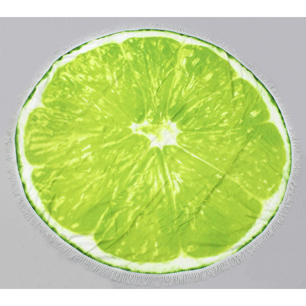 Рушник MirSon пляжний №5067 Summer Time Lime 150x150 см (2200003947755) - зображення 2