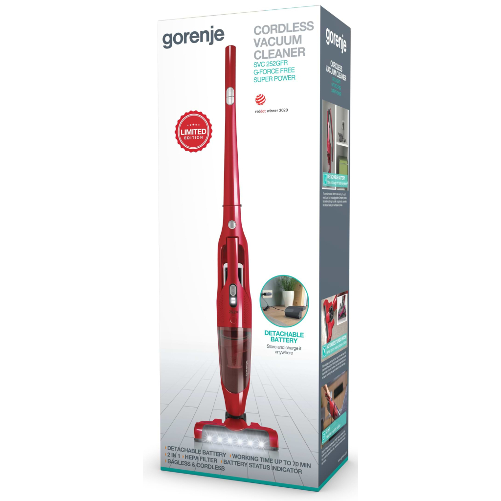 Пилосос Gorenje SVC 252 GFR (SVC252GFR) - зображення 10