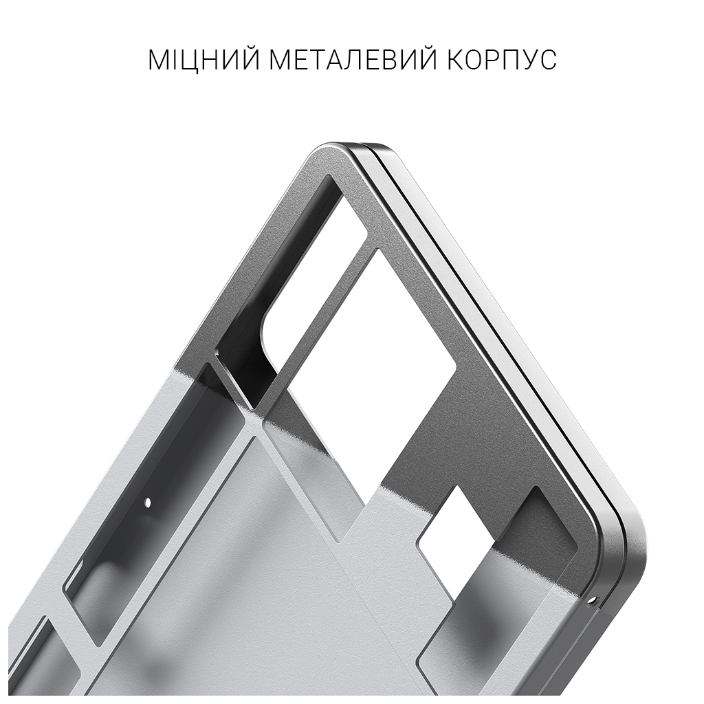 Клавіатура Dark Project ALU87 Daylight ABS RGB Mech G3MS Zircon White/Grey (DPKB_DAYLIGHT_87_ANSI_UA) - зображення 11