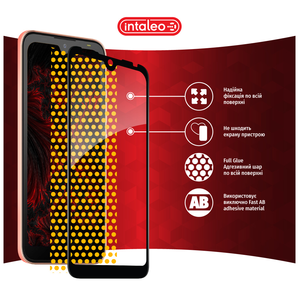 Скло захисне Intaleo Full Glue Tecno Pop 5 Go Black (1283126573378) - зображення 7